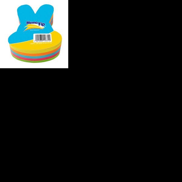 NOTAS ADH. FIGURA CONEJO MEMOTIP 250H. NEON BLOCK